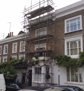 Listed property in Notting Hill. Before.