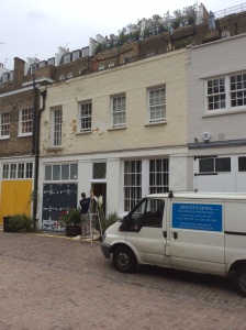 Mews property in Kensington. Before